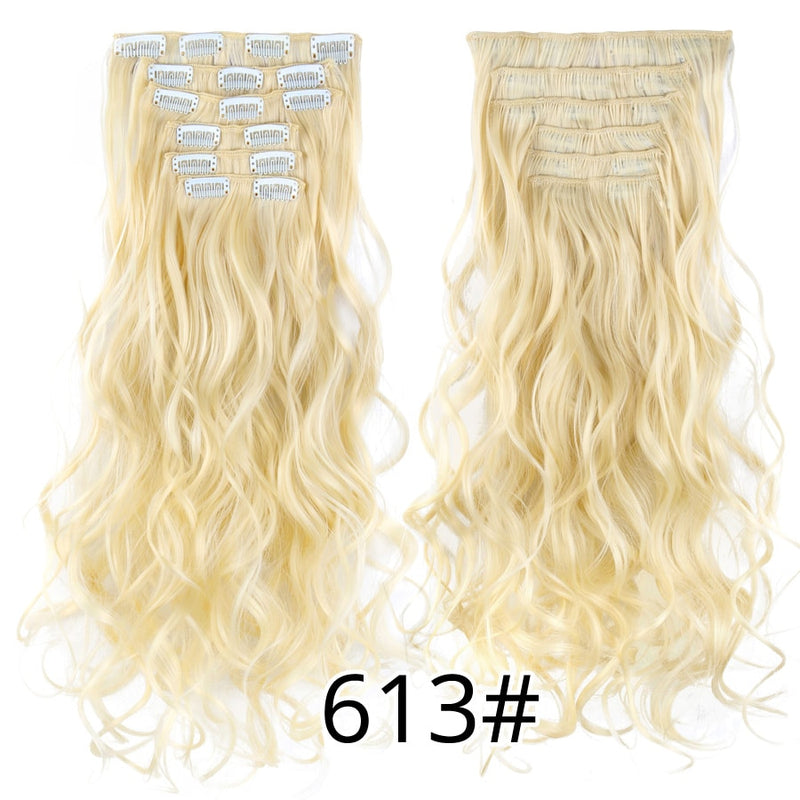 Curly Hair Clip Wig Extension