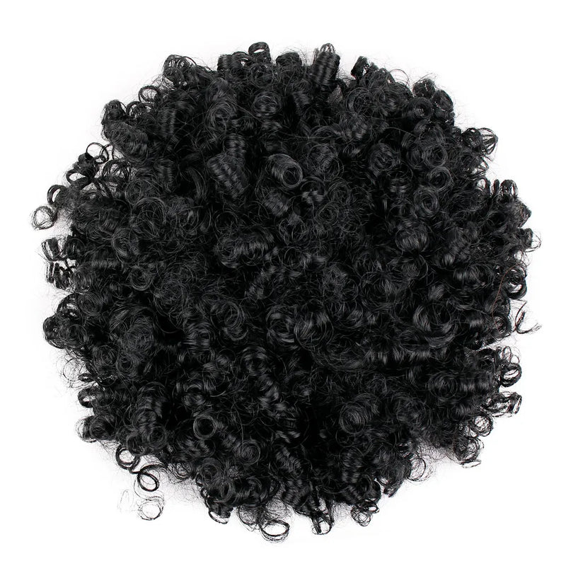 Kinky Afro Ponytail Synthetic Extension