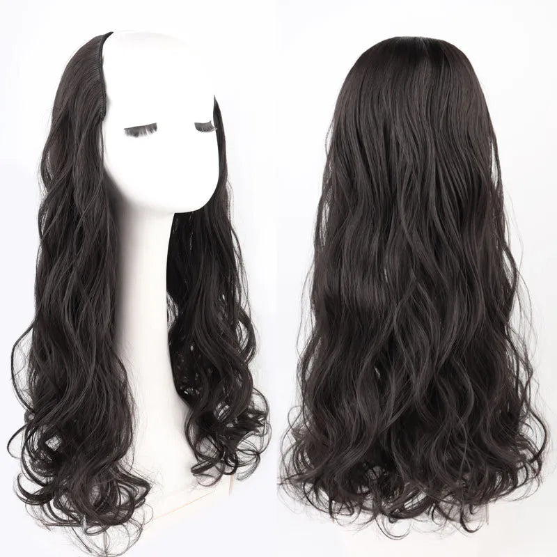 Wavy Half Wig Hairpiece