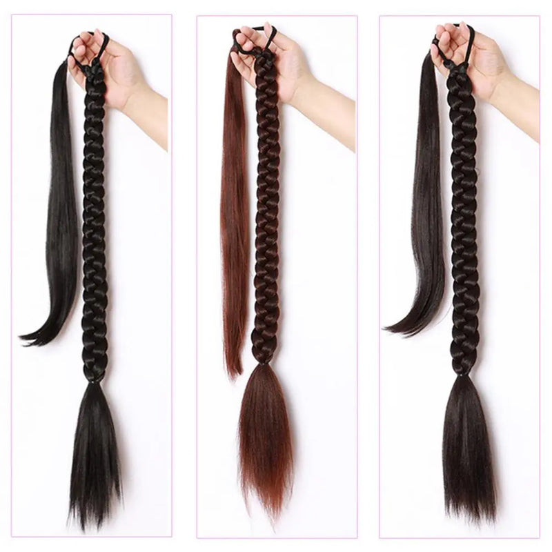 Long Black Hairpiece