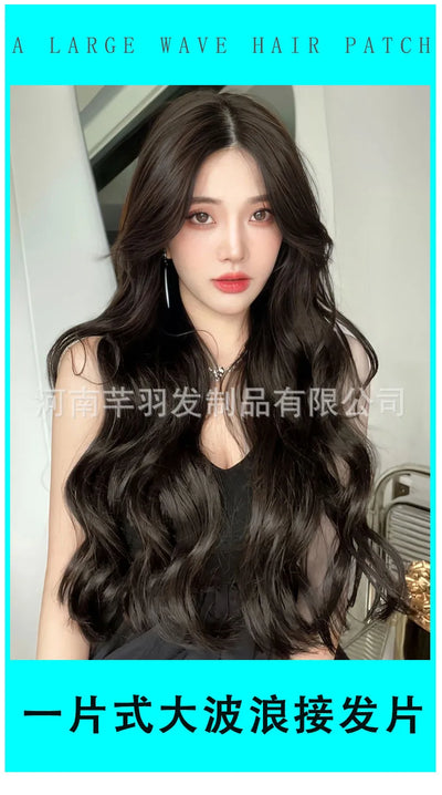 Wavy Half Wig Hairpiece