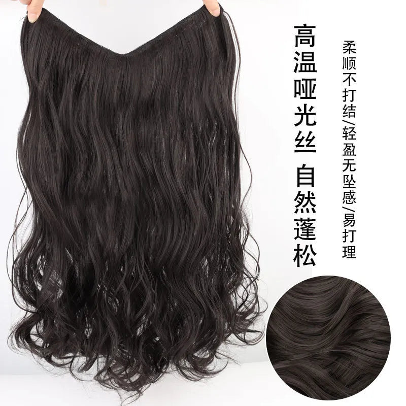 Wavy Half Wig Hairpiece