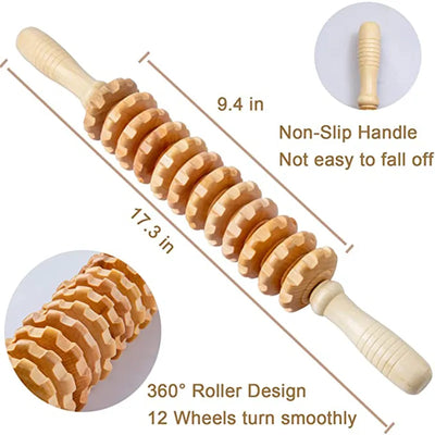 Wood Therapy Massage Stick