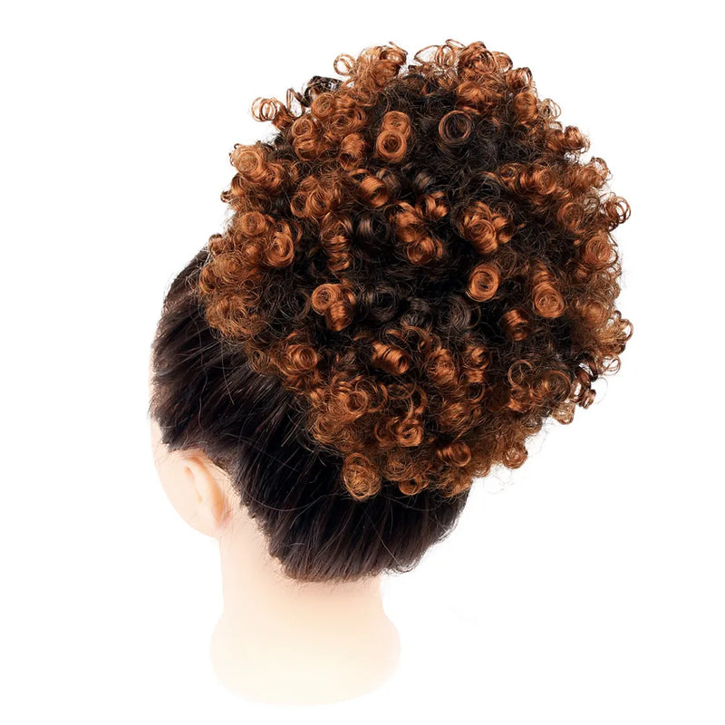 Kinky Afro Ponytail Synthetic Extension