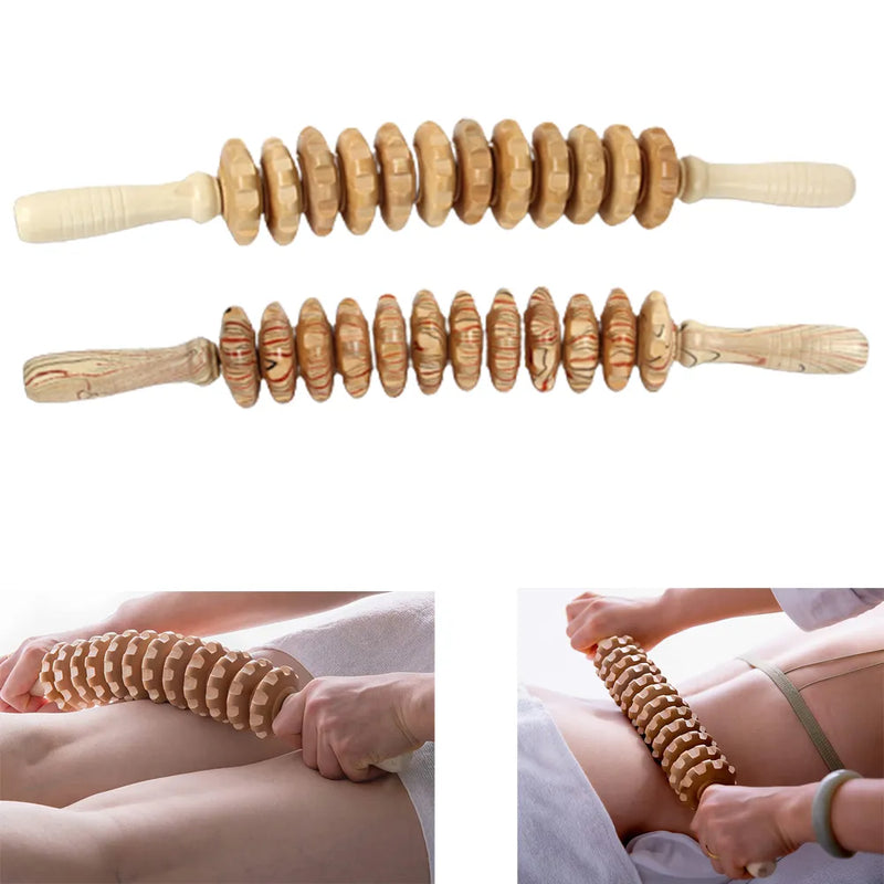 Wood Roller Massager