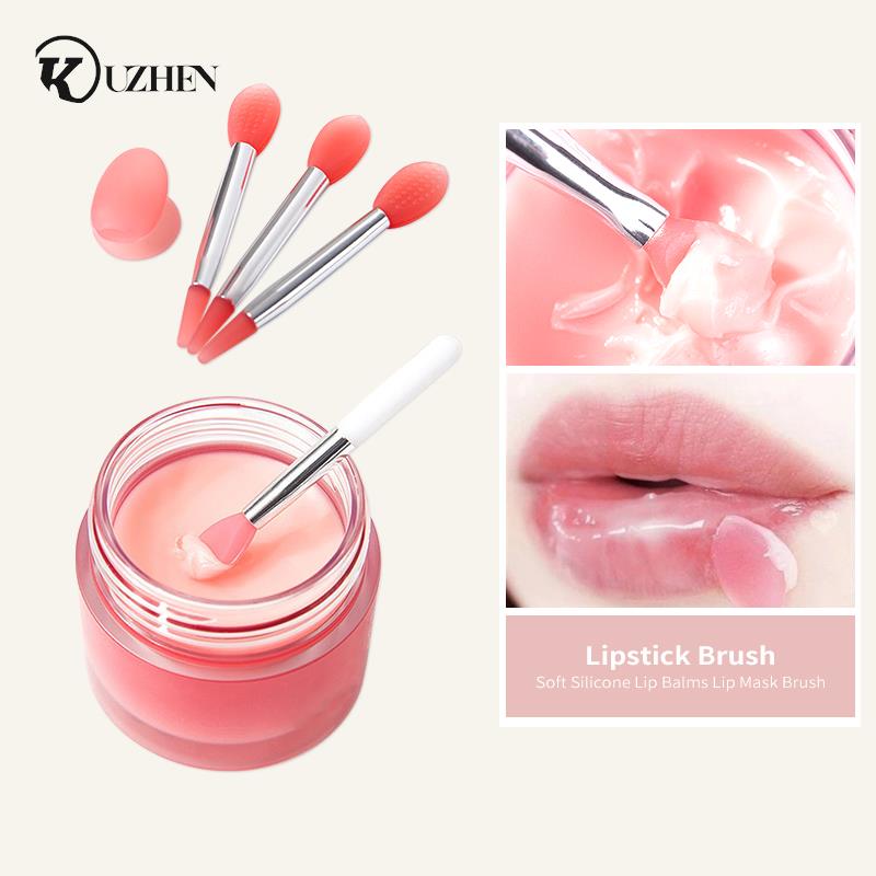 Silicone Lip Balm Brushes Set