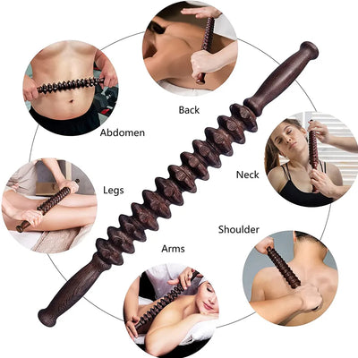 Wooden Exercise Roller