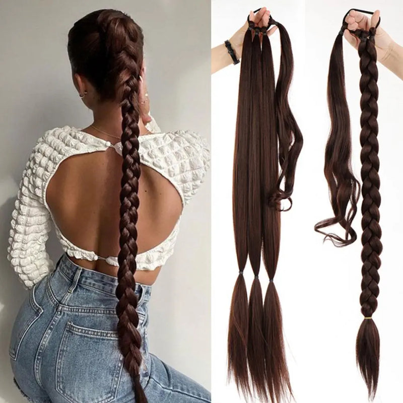 Long Black Hairpiece