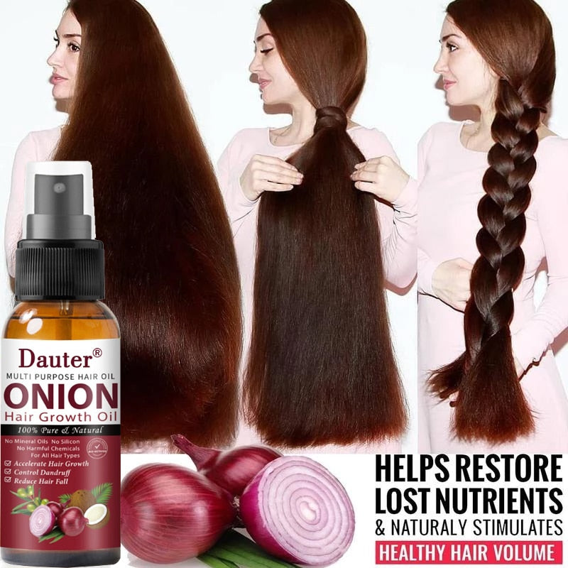 Onion black seed hair oil spray